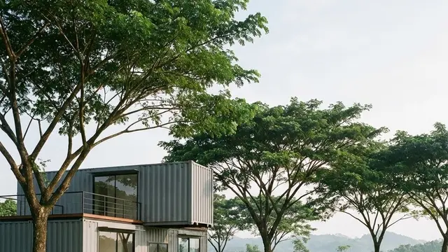 Model Rumah Kecil dengan Halaman Luas untuk Berkebun