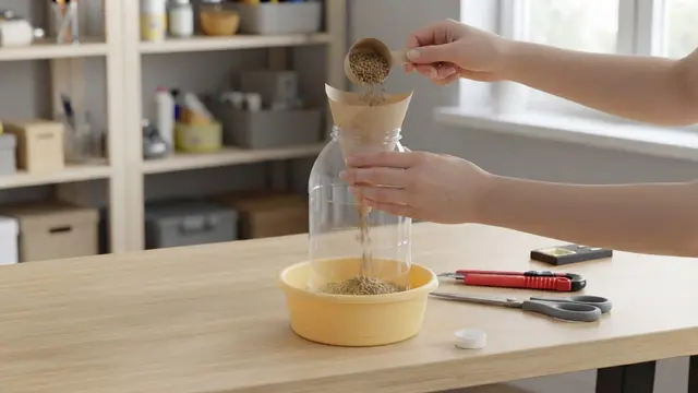 Cara Membuat Tempat Pakan Ayam Otomatis dari Botol Bekas