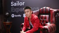 Rich Brian dalam pameran The Sailor Experience di Pangeran Antasari, Jakarta Selatan, Rabu (7/8/2019). (Maverick/Spotify)