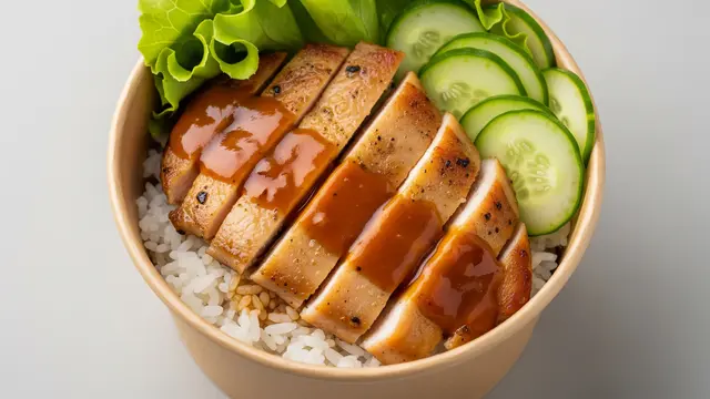 Rice Bowl Ayam Crispy Saus Madu Ekonomis