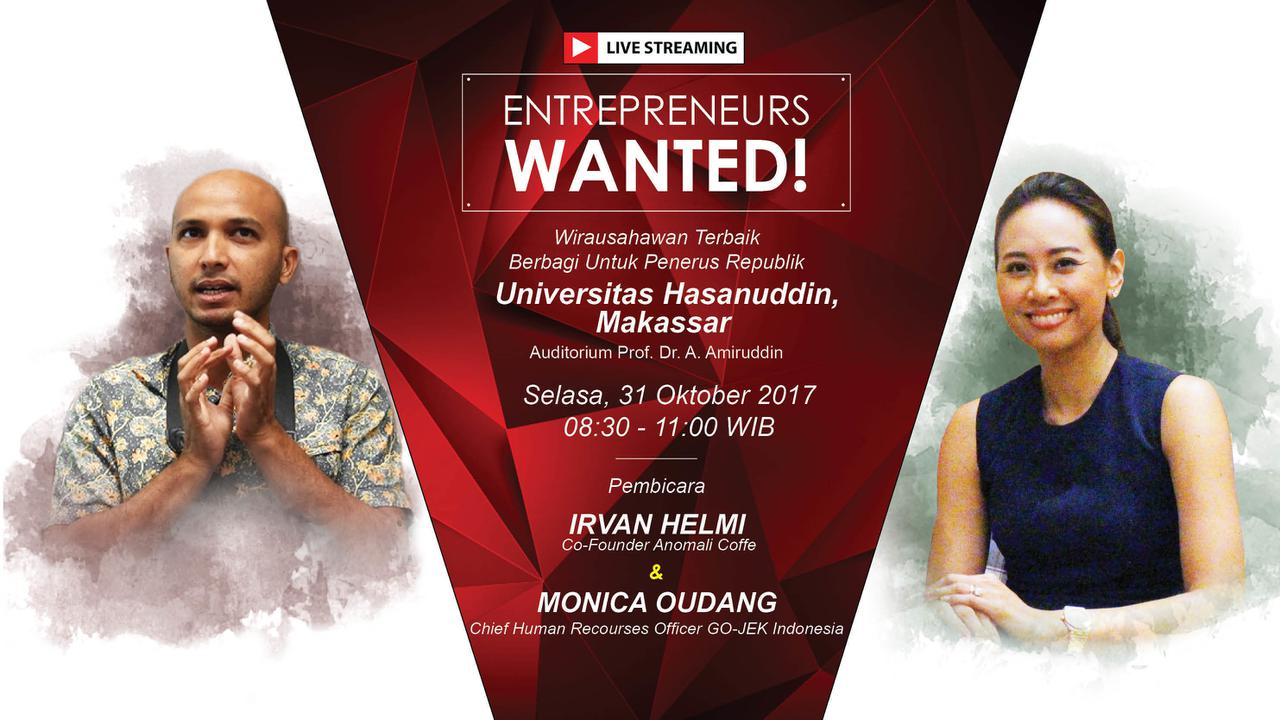 Live Streaming Entrepreneurs Wanted! Bersama Go-Jek dan Anomali Coffe