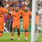 Timnas Belanda menang 4-1 atas Belgia&nbsp;pada laga pertama Grup 4 UEFA Nations League A di&nbsp;Koning Boudewijnstadion, Sabtu (4/6/2022) dini hari WIB. (AFP/JOHN THYS)&nbsp;