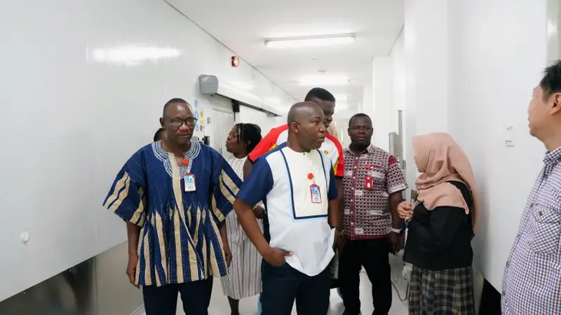 Delegasi Ghana Kunjungan Program Imunisasi di Indonesia