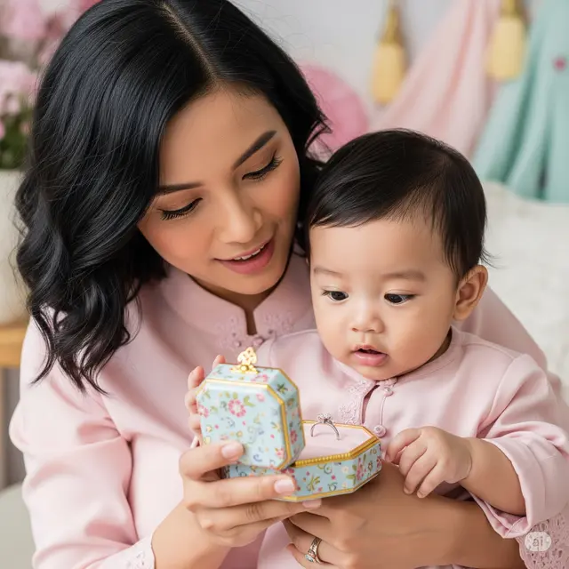 Pilihan Cincin Emas Anak Bayi Anti Alergi