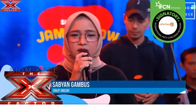 Hoaks Nissa Sabyan bikin nangis 3 juri X Factor