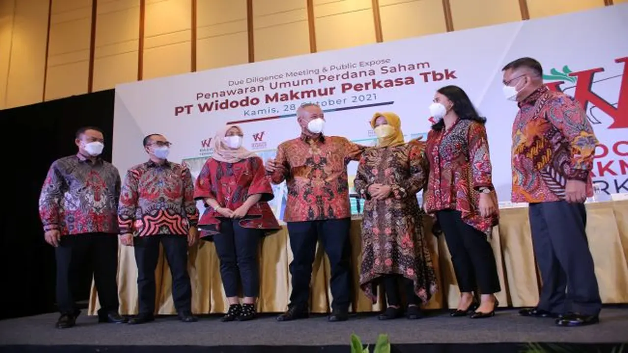 Paparan publik IPO PT Widodo Makmur Perkasa Tbk pada Kamis, 28 Oktober 2021 (Dok: tangkapan layar/Pipit R)