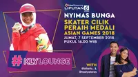 Live Streaming #KLY Lounge Bunga Nyimas (Liputan6.com/Triyasni)