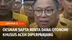 Ketua Umum Partai HANURA, Oesman Sapta Odang menyoroti masih kurangnya perhatian terhadap pembangunan di daerah termasuk di Aceh.