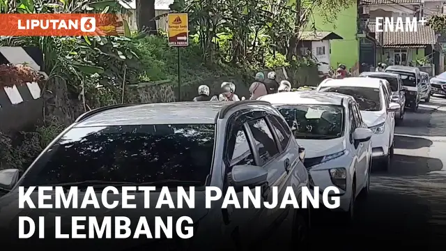 Hari Ketiga Lebaran, Kawasan Lembang Macet Panjang