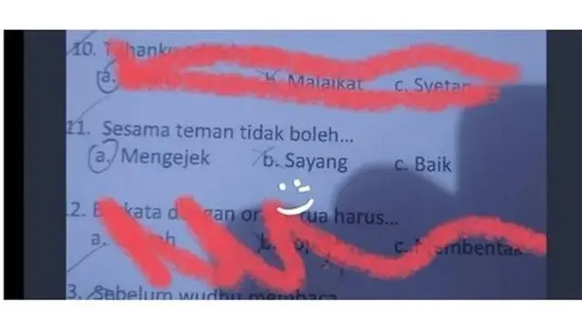 8 Jawaban Soal Ujian Anak SD Ini Bikin Geleng Kepala