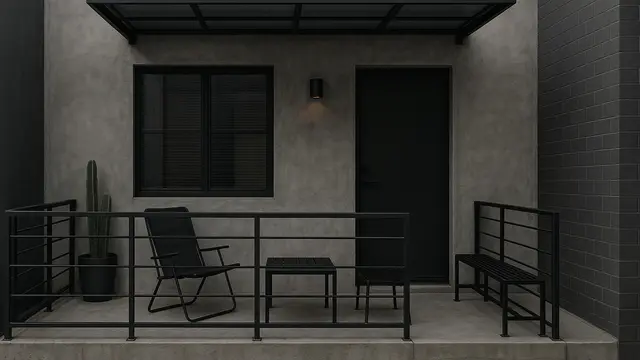 Rumah Tipe 21 dengan Teras Mini (Foto: ChatGPT)