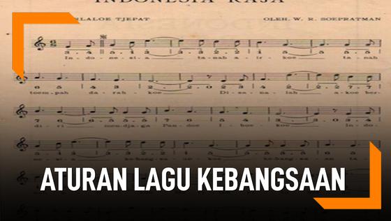 VIDEO: Aturan Menyanyikan Lagu Indonesia Raya