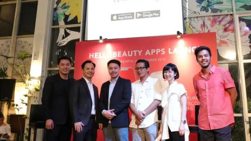 Peluncuran aplikasi HelloBeauty. Dok: HelloBeauty