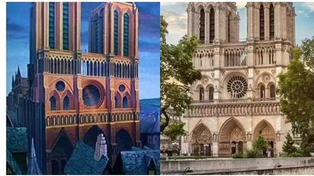 Film The Hunchback of Notre-Dame, terinspirasi dari The Notre-Dame Cathedral di Paris