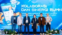 Launching fitur 'Kirim Barang', hasil kolaborasi apik antara BRI dan Pos Indonesia. (c) BRI