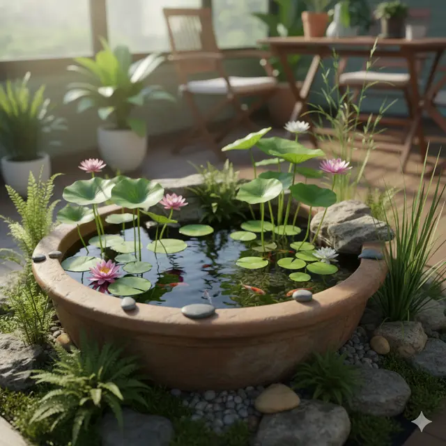 Model Kolam Ikan Minimalis Ukuran 1 Meter