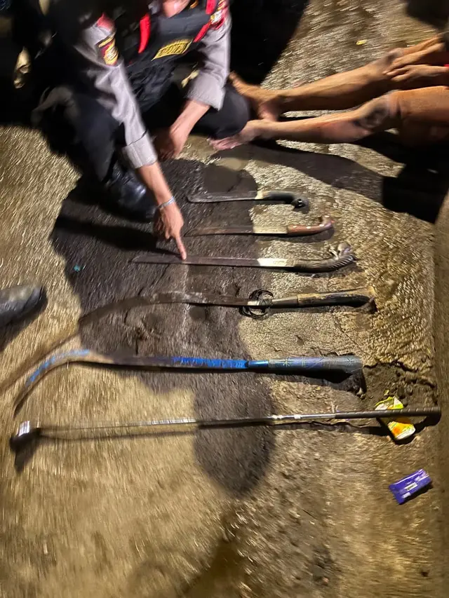 Polisi mengamankan sejumlah remaja yang diduga hendak tawuran di Jalan Beting Remaja RW 19, Kelurahan Tugu Utara, Kecamatan Koja, Jakarta Utara. (Dok. Istimewa)