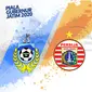 Piala Gubernur Jatim 2020: Sabah FA vs Persija Jakarta. (Bola.com/Dody Iryawan)