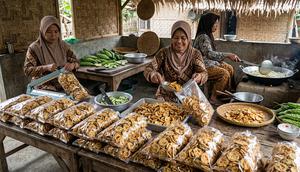 Ide Usaha Keripik Kiloan untuk Anggota Kelompok Wanita Tani (Foto: Gemini AI)