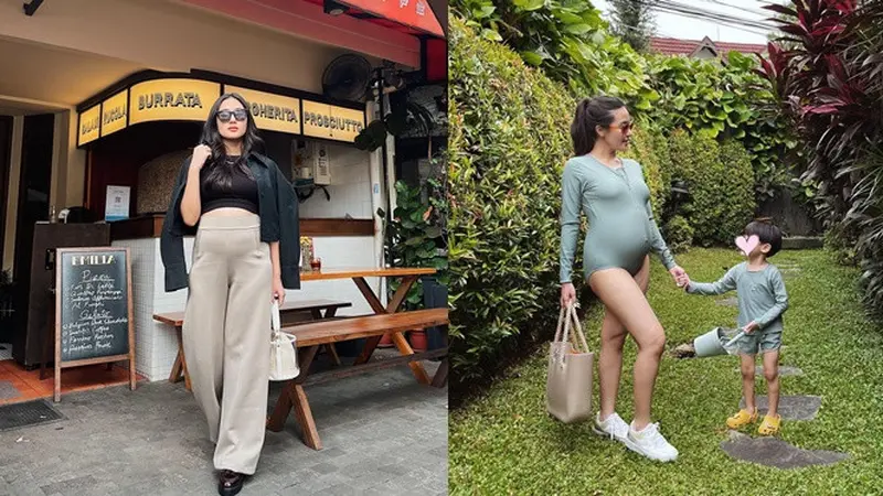 5 Tahun Menikah, Ini 6 Potret Presenter Libra Akila Pamer Baby Bump Kehamilan Kedua