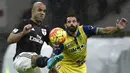 Sergio Pellissier. Striker Italia ini merupakan legenda Chievo. Total 18 musim dihabiskannya bersama Chievo dengan mencetak 139 gol dalam 517 penampilan. Ia pensiun pada akhir musim 2018/2019, saat Chievo terdegradasi ke Serie-B. Nomor punggung 31-nya pun ikut dipensiunkan. (Foto: AFP/Olivier Morin)