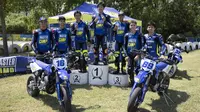 Wahyu Nugroho saat ikut latihan di Yamaha VR46 Master Camp