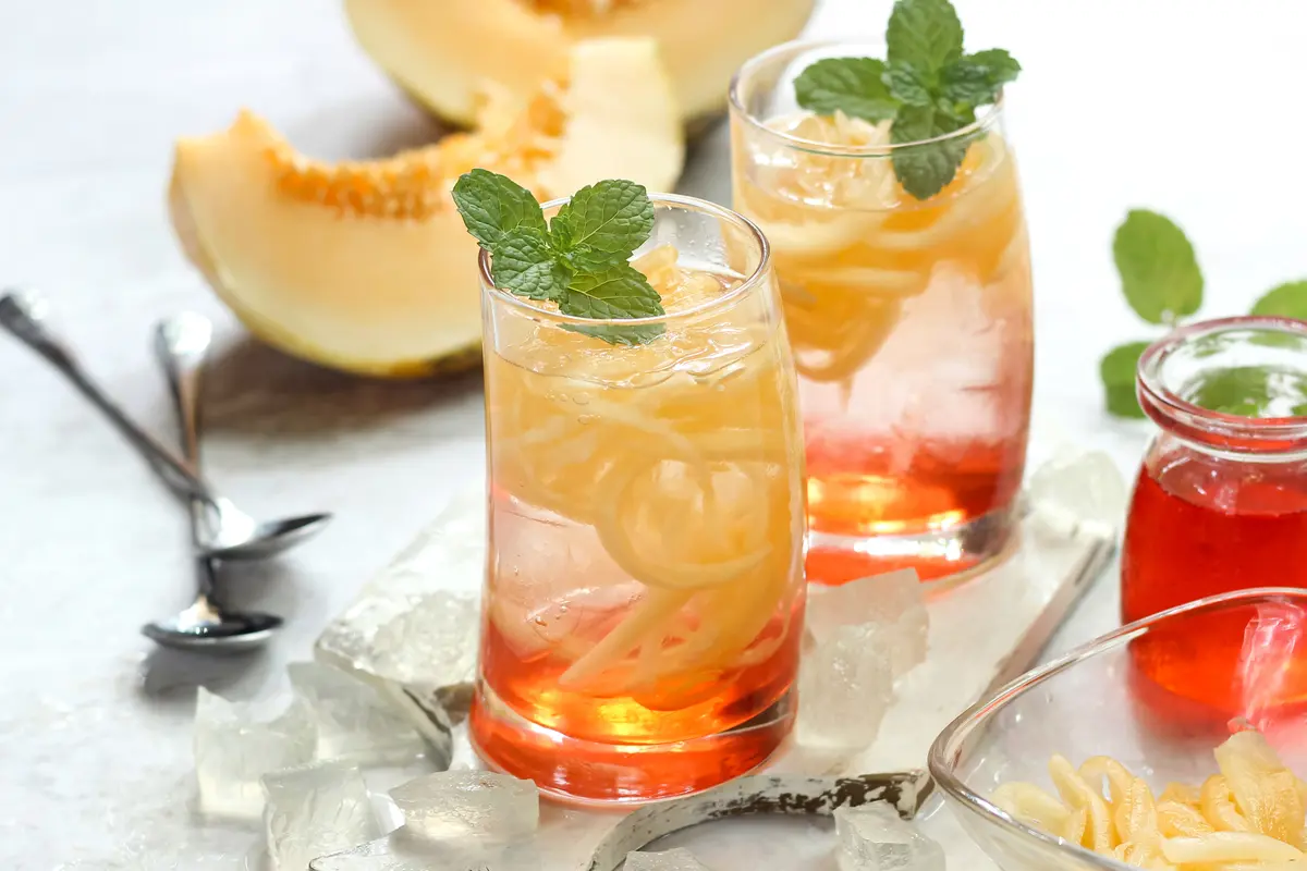 resep es blewah selasih