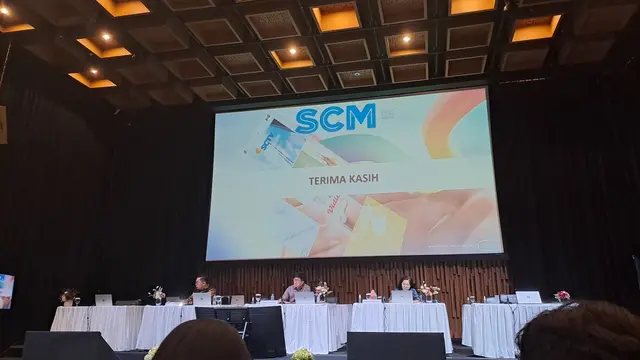 Paparan publik PT Surya Citra Media Tbk (SCMA), Rabu (14/6/2023). (Foto: Liputan6.com/Agustina Melani)