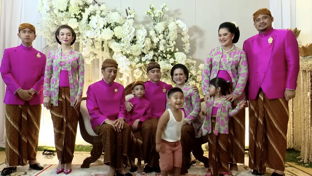 7 Potret Tingkah Kocak Nahyan di Momen Pernikahan Kaesang-Erina, Curi Perhatian