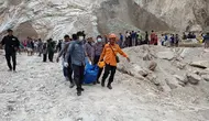 Longsor di lokasi tambang galian C Gunung Kuda, Desa Cipanas, Kecamatan Dukupuntang, Kabupaten Cirebon, Jawa Barat. (Istimewa)