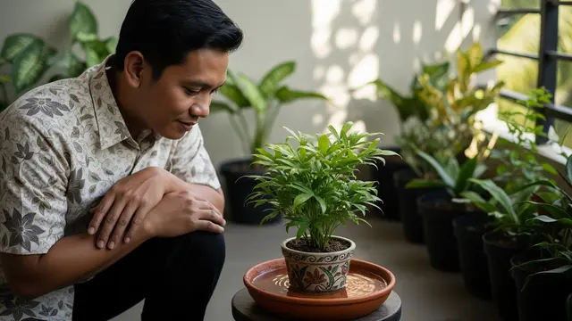 Teknik Penyiraman dari Bawah untuk Tanaman Hias dalam Pot, Jaga Tetap Subur