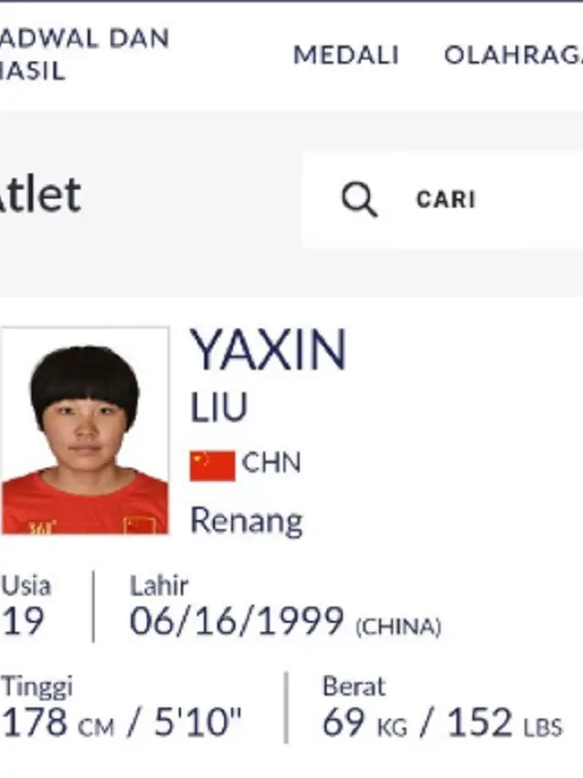 nama atlet Asian Games (foto: Twitter/@syaherry)