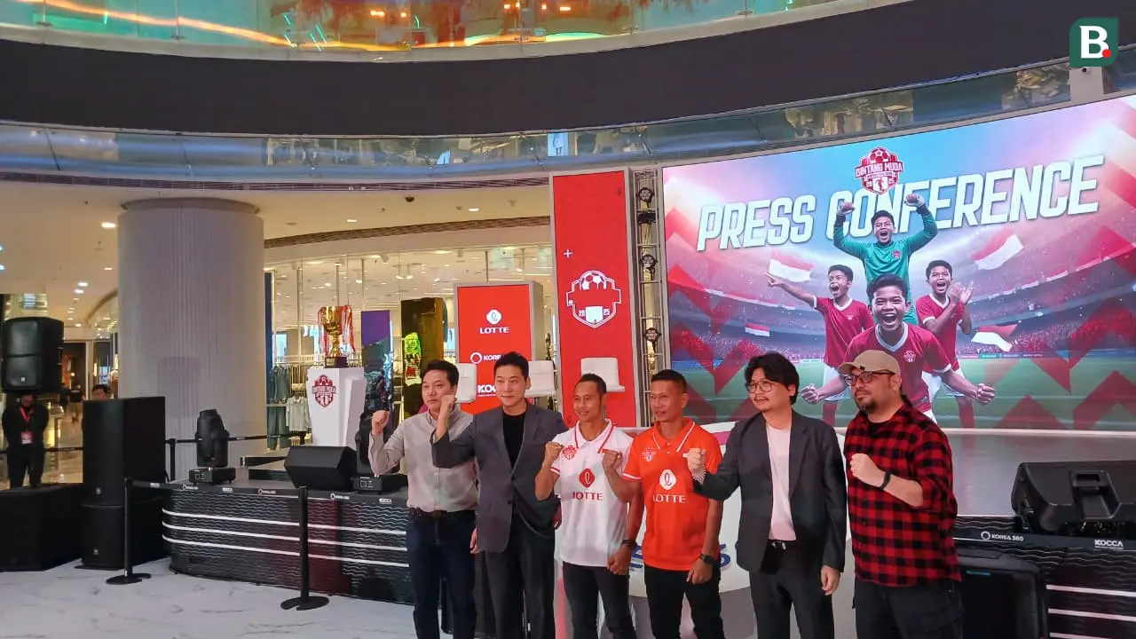 Konferensi pers Lotte Bintang Muda Generasi Masa Depan 2025