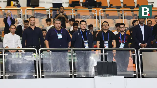  Patrick Kluivert dan Erick Thohir Kompak Nonton Dewa United Vs Persija, Pantau Pemain Timnas Indonesia