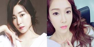 Sama-sama terjun didunia entertainment, sosok Tiffany SNSD dan Jessica Jung terus menjadi sorotan netizen. Banyak netizen yang membicarakan dua idol K-Pop ini mulai dari kecantikannya, olah vokal dan popularitas. (Soompi/Bintang.com)