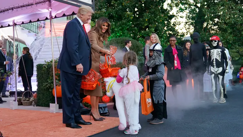 Perayaan Halloween di Gedung Putih