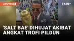 Angkat Trofi Piala Dunia Bareng Timnas Argentina, Salt Bae Dikecam Warganet