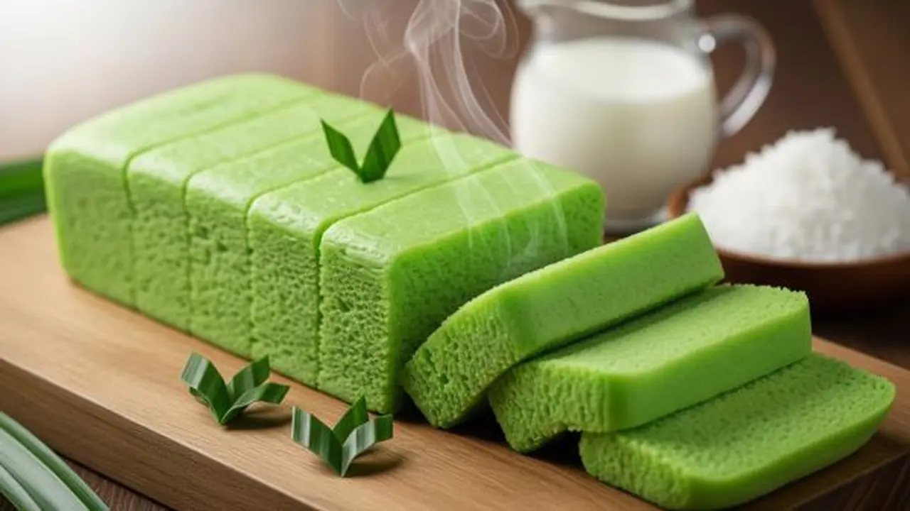 Bolu Susu Kukus Pandan