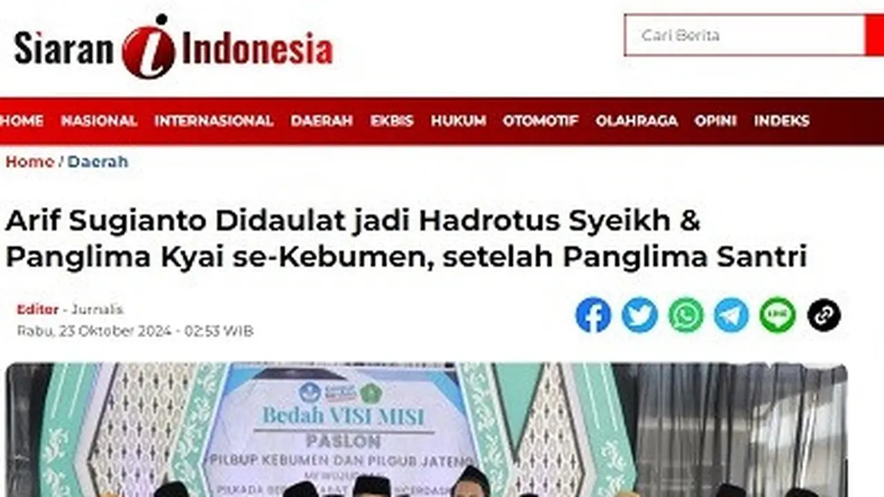Laporan Arif Sugiyanto