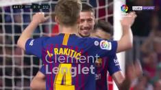 Berita video Clement Lenglet menyumbang satu gol saat Barcelona mengalahkan Real Sociedad dalam lanjutan La Liga 2018-2019 di Camp Nou, Sabtu (20/4/2019).