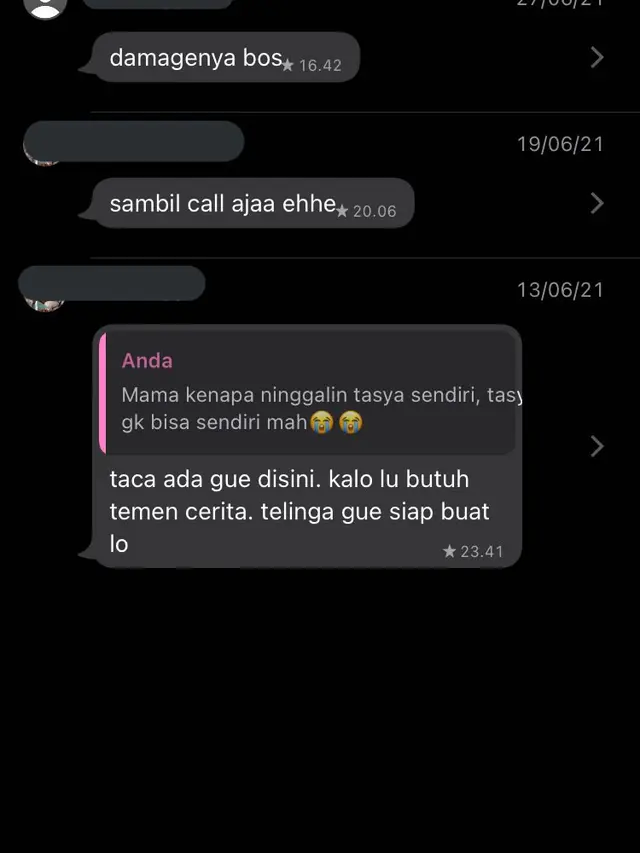 Bukan Chat Penting, 6 Pesan Berbintang Netizen Ini Bikin Senyum Tipis