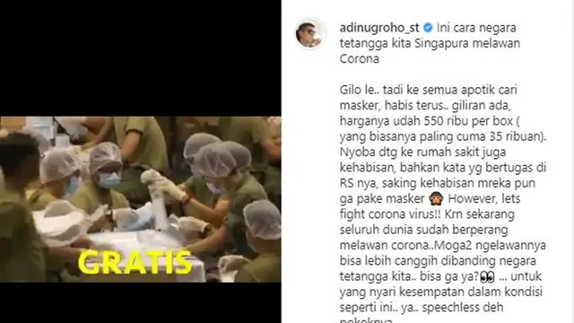 Harga Masker Kian Meroket, 5 Selebriti Ini Tunjukan Aksi Protesnya