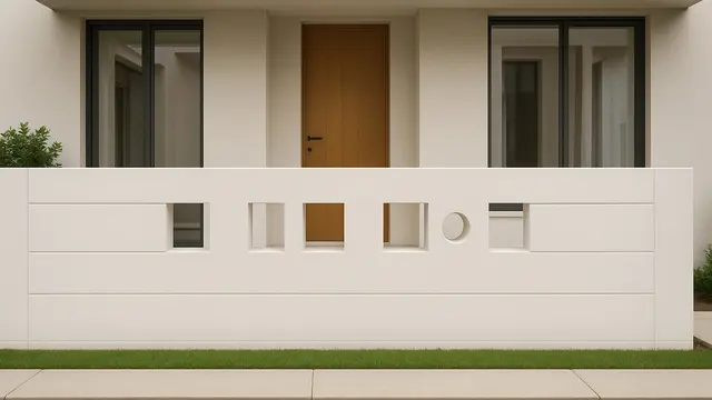 Model Pagar Bata Hebel untuk Teras Rumah/ Ilustrasi AI