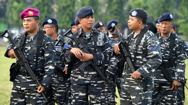 Persiapan Petugas Gabungan Sambut Kedatangan Barack Obama di Bali