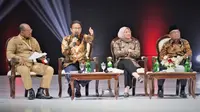 Menteri Kesehatan RI Budi Gunadi Sadikin saat menghadiri Rakornas Kepala Daerah dan Forkopimda Tahun 2023 di Sentul International Convention Centre (SICC), Kabupaten Bogor, Jawa Barat pada Selasa, 17 Januari 2023. (Dok Kementerian Kesehatan RI)