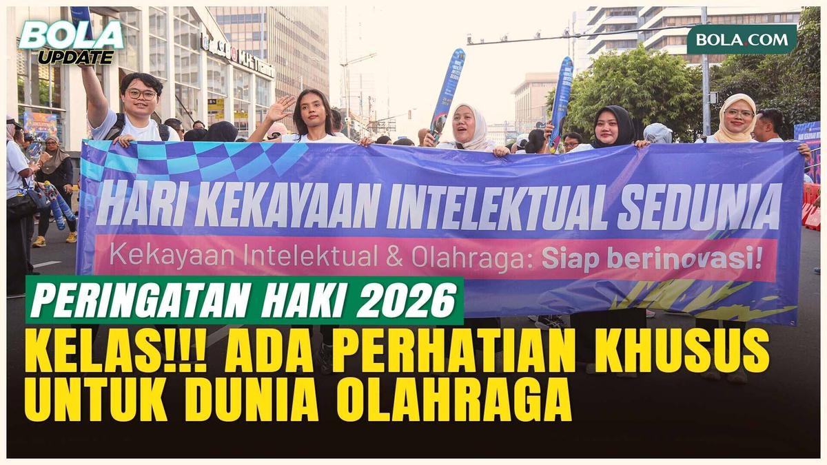 Hari Kekayaan Intelektual Sedunia 2026, Industri Olahraga Jadi Fokus Utama