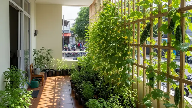Edible Garden di Teras Kecil