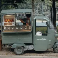 Bajaj hijau Rowstid Chikin yang unik dan viral di berbagai media sosial/copyright instagram/rowstidchikin