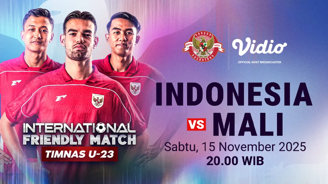Saksikan Timnas Indonesia U-23 vs Mali U-23 eksklusif di Vidio. (dok. vidio.com)
