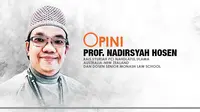 Opini Prof. Nadirsyah Hosen (Liputan6.com/Trie yas)